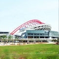 GB ASTM Standard  prefabricated steel roof trusses sports stadium
